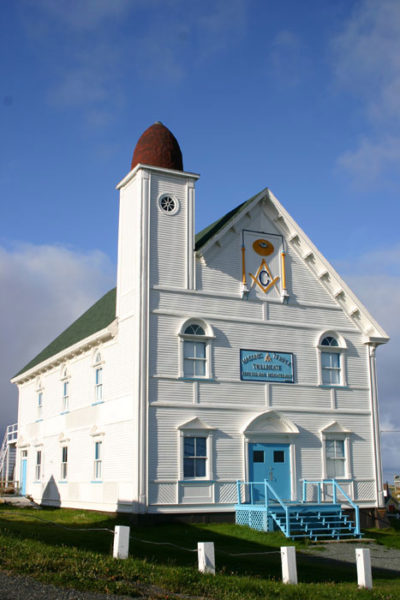 The historic Twillingate Masonic Lodge