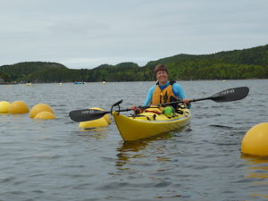 Kayaking in the calmer waters along the Twillingate Coast