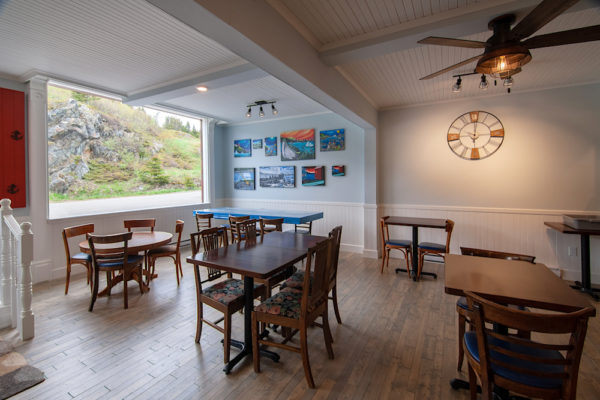 Blue Barrel Gallery Cafe at Hodge Premises in Twillingate